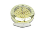 Rolex Daytona Table Clock Full Gold, Luxury Desk Clock by Clocks Atelier