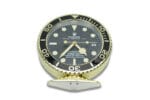 Rolex Submariner Gold Table Clock - Luxury Desk Clock by Clocks Atelier