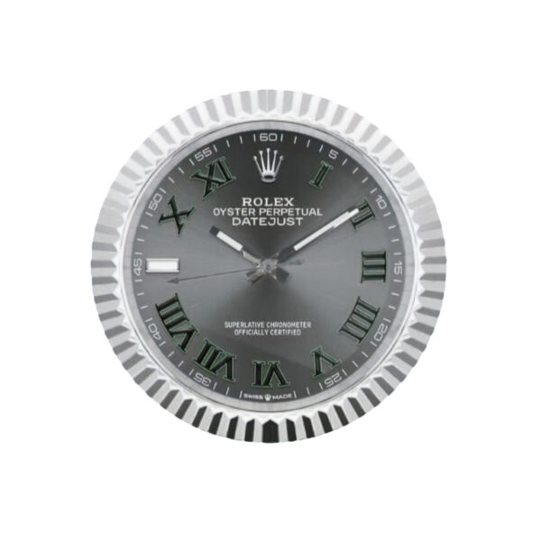 Datejust Wimbledon Steel | Wall Clock