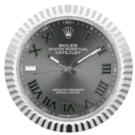 Datejust Wimbledon Steel | Wall Clock - Image 3