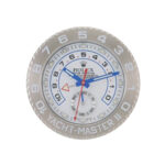 Yacht-Master II, Silver and White | Wall Clock
