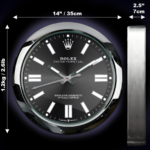 Oyster Perpetual Black | Wall Clock - Image 2