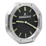 AP Royal Oak Steel and Black, Luminous Dial | Wall Clock - Image 2
