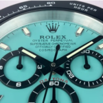 Daytona Black and Tiffany blue | Wall Clock - Image 3