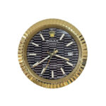 Datejust Gold Motif Black | Wall Clock