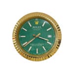 Datejust Gold Green | Wall Clock