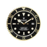 Submariner Gold and Black | Wall Clock