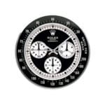 Daytona Paul Newman, Vintage Black | Wall Clock