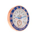 Yacht Master ll, Rose Gold and Blue | Wall Clock - Image 2