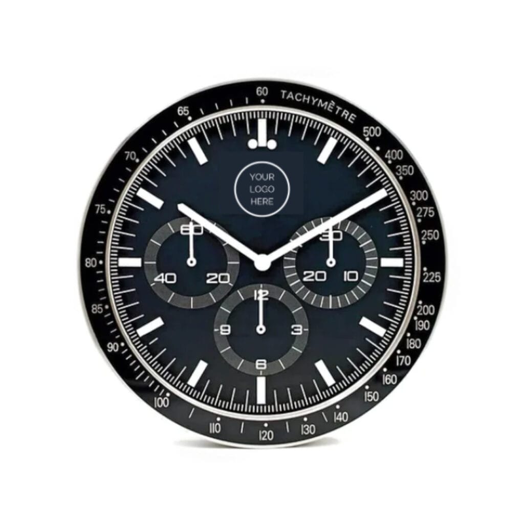 Custom Speedmaster Wall Clock - Luxury Omega Inspired Horology