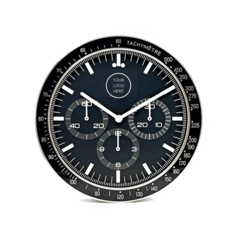 Custom Speedmaster Wall Clock - Luxury Omega Inspired Horology