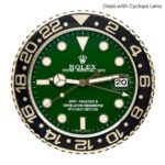 GMT Master Vintage, Gold & Green | Wall Clocks - Image 4
