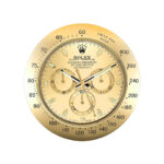 Daytona Style, Full Gold | Wall Clock