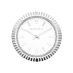 Presidential Solid Steel | Wall Clock