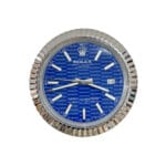 Datejust Fluted Steel Motif Dial | Wall Clock - Image 2