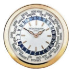 Patek WorldTimer Gold and White | Large Wall Clock - Image 2