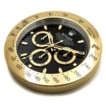 Daytona Style, Gold & Black | Wall Clock - Image 2