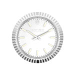 Presidential Luminous Steel | Wall Clock