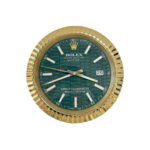 Datejust Gold Motif Green Dial | Wall Clock