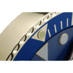 Submariner Bluesy, Gold and Blue | Wall Clock - Image 4