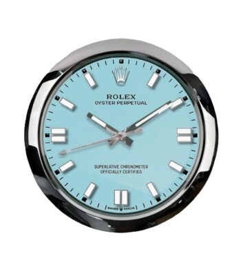 Oyster Perpetual Tiffany | Wall Clock – Premium Rolex Wall Clock by Clocks Atelier - Modern wall clock