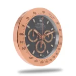 Daytona, Rose Gold and Black | Wall Clock - Image 2