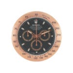 Daytona Style, Rose Gold & Black | Wall Clock