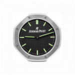 AP Royal Oak Steel and Black, Luminous Dial | Wall Clock