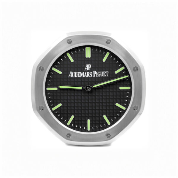 AP Royal Oak Steel and Black, Luminous Dial | Wall Clock