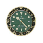 GMT Master Vintage, Gold & Green | Wall Clocks