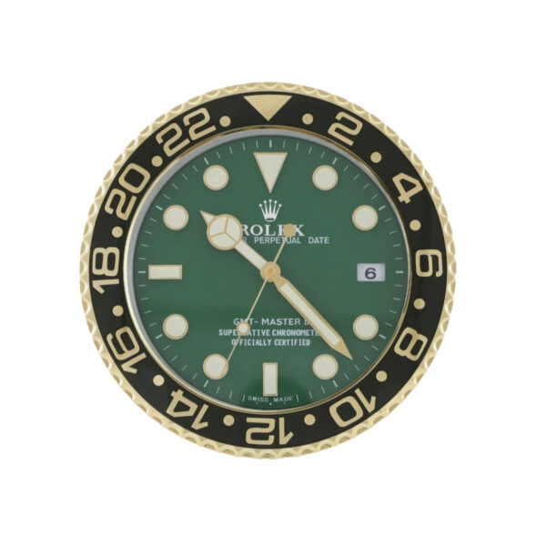 GMT Master Vintage, Gold & Green | Wall Clocks