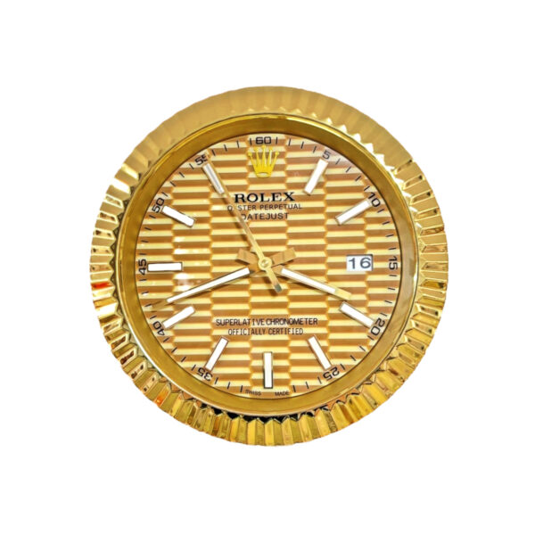 Datejust Gold Motif Dial | Wall Clock
