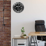 Yacht-Master, Steel Black | Wall Clock - Image 4