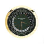 Patek WorldTimer Gold and Green | Large Wall Clock