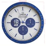 Snoopy Speedmaster Blue and White | Large Wall Clock - Image 2