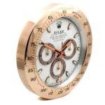 Daytona Style, Rose Gold & White | Wall Clock - Image 3