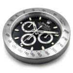 Daytona Style, Silver & Black | Wall Clock - Image 2