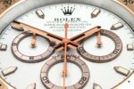 Daytona Style, Rose Gold & White | Wall Clock - Image 4