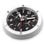 Big Bang White and Carbon | Wall Clock - Image 2