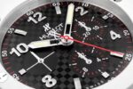 Big Bang White and Carbon | Wall Clock - Image 4