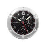 Hublot Steel and Carbon wall clock - modern wall clock - Clocks Atelier