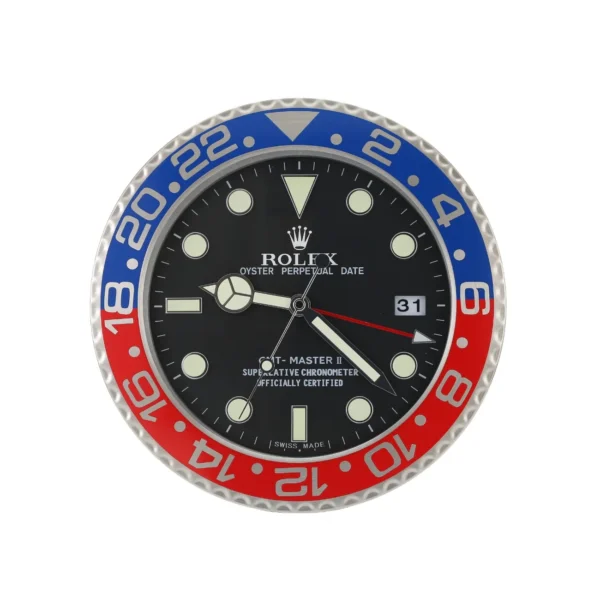 Rolex GMT Master PEPSI Wall Clock - Clocks Atelier