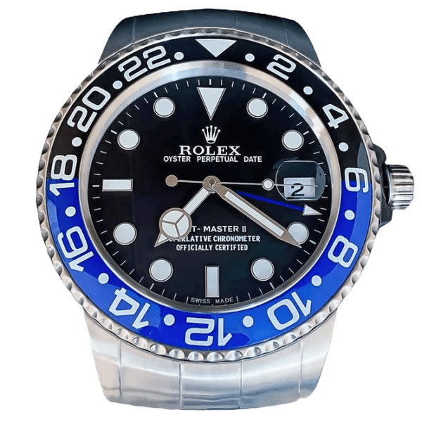 XL Rolex Batman large wall clock