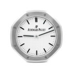 Audemars Piguet wall clock - ROYAL OAK Steel and WHITE