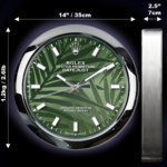 Oyster Perpetual Green Palm | Wall Clock - Image 3
