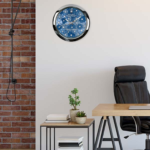 Oyster Perpetual Datejust Blue Floral | Wall Clock - Image 4