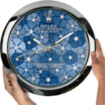 Oyster Perpetual Datejust Blue Floral | Wall Clock - Image 2