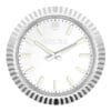 Rolex date just wall clock silver