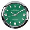 Rolex oyster green wall clock