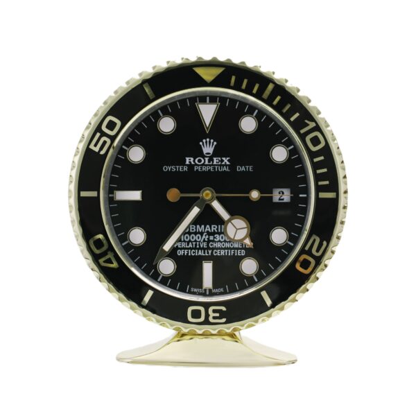 Submariner Gold, Black Dial | Desk Clock